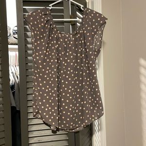 Lauren Conrad Polka Dot Blouse